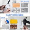 Stainless Steel Paper Towel Holder, Under Cabinet or Wall Mount,