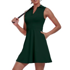 Womens Two Piece Tennis Golf Dress UPF 50+ Active Athletic Exercise Sports Wear Dresses for Women with Pocket Separate Shorts