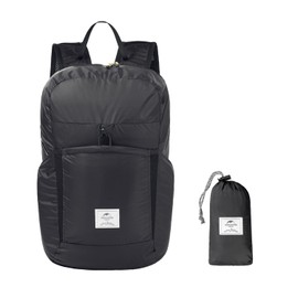 Naturehike Folding Backpack, 30D Silica Gel Nylon Fabric, Waterproof to 2,000PU, Upgrade Bra, Backpack
