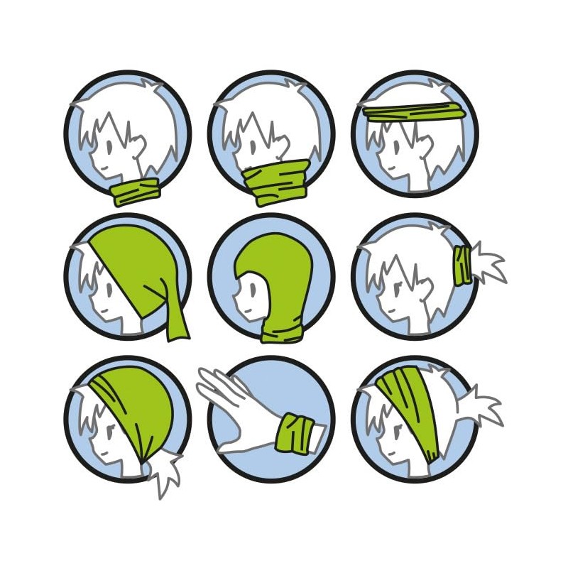 C.A.M.P. Multifunctional Scarf - One Size - Black