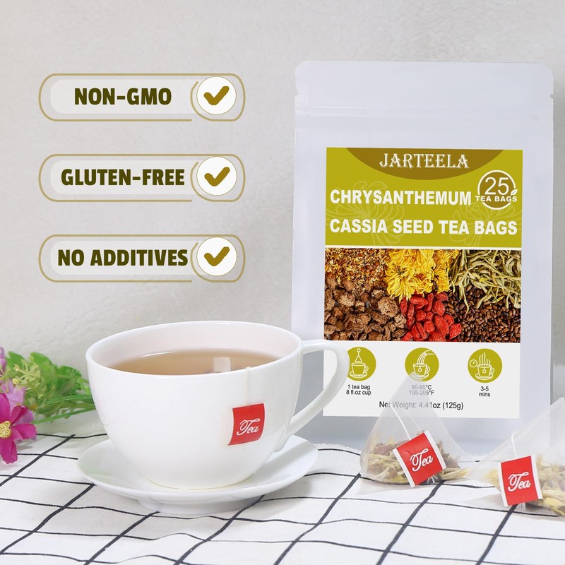 Jarteela - Chrysanthemum Cassia Seed Tea Bags - 5g x