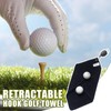 Golf Club Towel - Womens Golf Towel - Retractable Clip