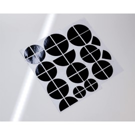 SuperWrappz Version 2 Full Black Gloss Badge Emblem Overlay V2 FOR F40, G20, G30 etc. from 2017 TO NOW ETC. Sticker VINYL IN BLACK GLOSS 4 QUADRANTS COVERED FOR HOOD BONNET TRUNK RIMS STEERING