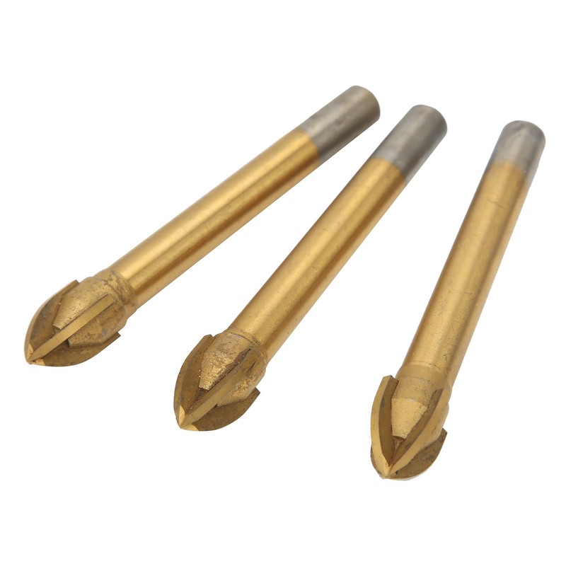 9Pcs Drill Bits for Glass Ceramic Tile Hole Opener Triangle
