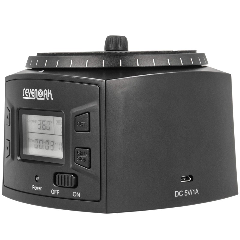 Sevenoak Electronic Panoramic Head | Time Lapse Recording with Cameras