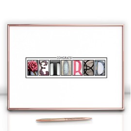 Framed Rose Gold Retirement Decorations Guest Book 12"x16" for Women - Happy Retirement Party Decorations - including Rose Gold Pen & Acrylic Glass - Unique Retired Gift