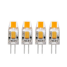 DA DANG JIA LED G4 Bulb 1W, 100lumen, AC/DC12V, Warm White 2700K, Dimmable, 10-20Watts Halogen Bulb Replacement JC G4 Bi Pin Bulb 4-Pack… (Warm White 2700K)