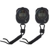 Stopwatch Timer, 2 PCS Multifunctional Handheld Digital LCD Stopwatch Timer