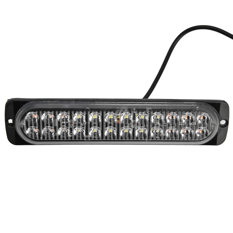 Emergency Strobe Lamps 24LEDs Waterproof Strobe Light Emergency Warning Flashing