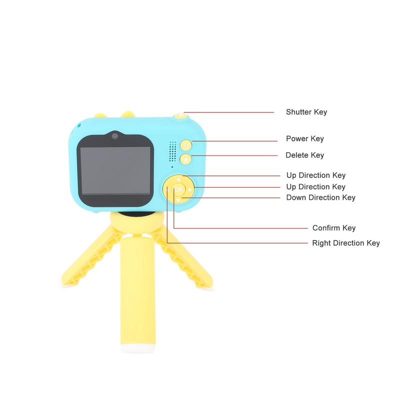 2.4 Inch Screen Kids Camera Dual Lens Handheld Camera for
