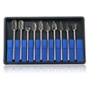 YFFSFDC Carbide Bar Router Bit, 10 Types, Set of 10,