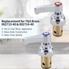 Hot and Cold Side Handle Stem Assembly for T&S Brass