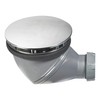 Wirquin James 30723674 Shower Drain D90 with 360° Pivoting Outlet