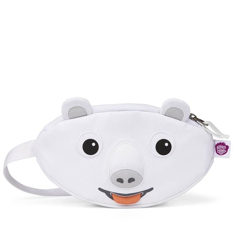 Affenzahn Bum Bag for Children in Nursery, Polar Bear -