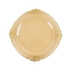 Balsa Circle 10 Transparent Gold Round 8" Disposable Plastic Salad