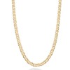 Miabella Italian Solid 18K Gold Over Sterling Silver Italian 3mm,
