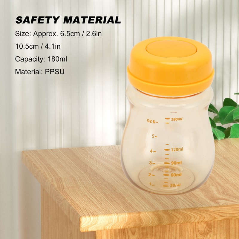 Breastmilk Storage Bottles with Lid Wide Mouth Breastmilk Containers Collection