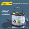 Transparent Foldable EVA Fishing Bucket, 20/22/24cm with 5m Rope Options