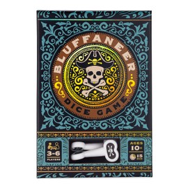 Big G Creative: Bluffaneer Dice Game, Family Party Game, Includes Two Bone-Shaped Dice, 3 to 6 Players, 15 Minute Play Time, for Ages 10 and up
