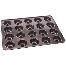 Wilton Perfect Results Premium Non-Stick Mega Mini Fluted Tube Pan, 20-Cavity