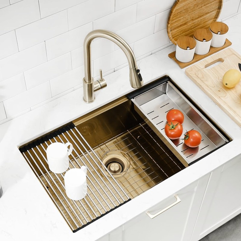 Champagne Bronze Sink Garbage Disposal Flange for Kitchen