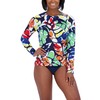 Nautica Women's Rash Guard Shirt, Trade Wind Multi