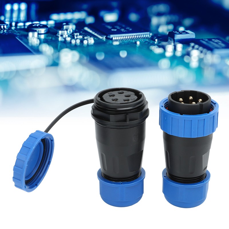 Waterproof Plug Socket Connector 380V 45A Welding Free Female Male