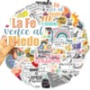 Spanish Bible Stickers for Laptop(50 Pcs),Gift for Kids Teens Adults