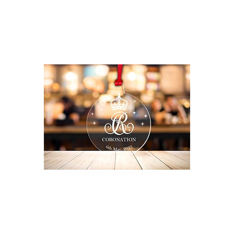 King Charles III Coronation Bauble Commemorative Ornament Keepsake Souvenir