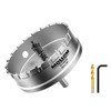 Mollom (4-1/8''|105mm) Heavy Duty Carbide Hole Saw with 2 Pilot