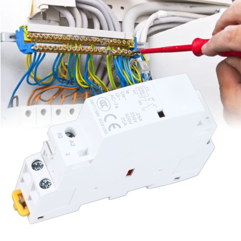 Small Contactor Heat Resistant Multifunctional AC Contactor for Lighting Circuit