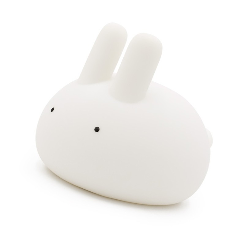 Cute Rabbit Night Light Silicone Bunny Tabletop Lamp 2700K Warm