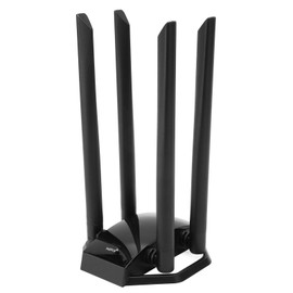 USB3.0 WiFi Adapter with 4 Antenna 2.4GHz 5GHz 1800Mbps WPA3 WiFi6 Wireless Network Adapter for Desktop PC