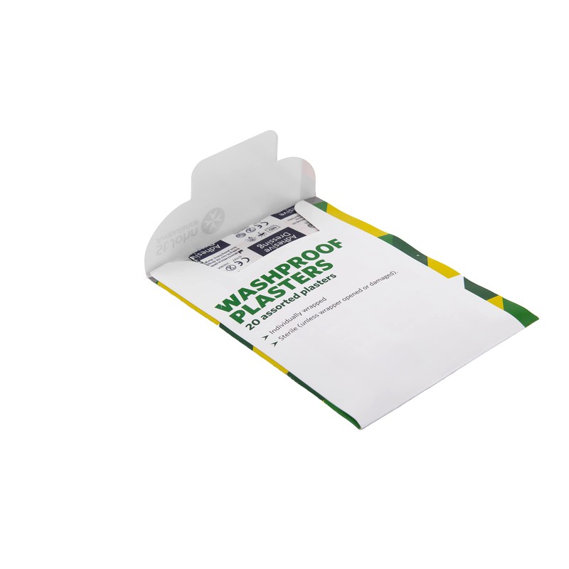 St John Ambulance Assorted Washproof Plasters - Pack of 20