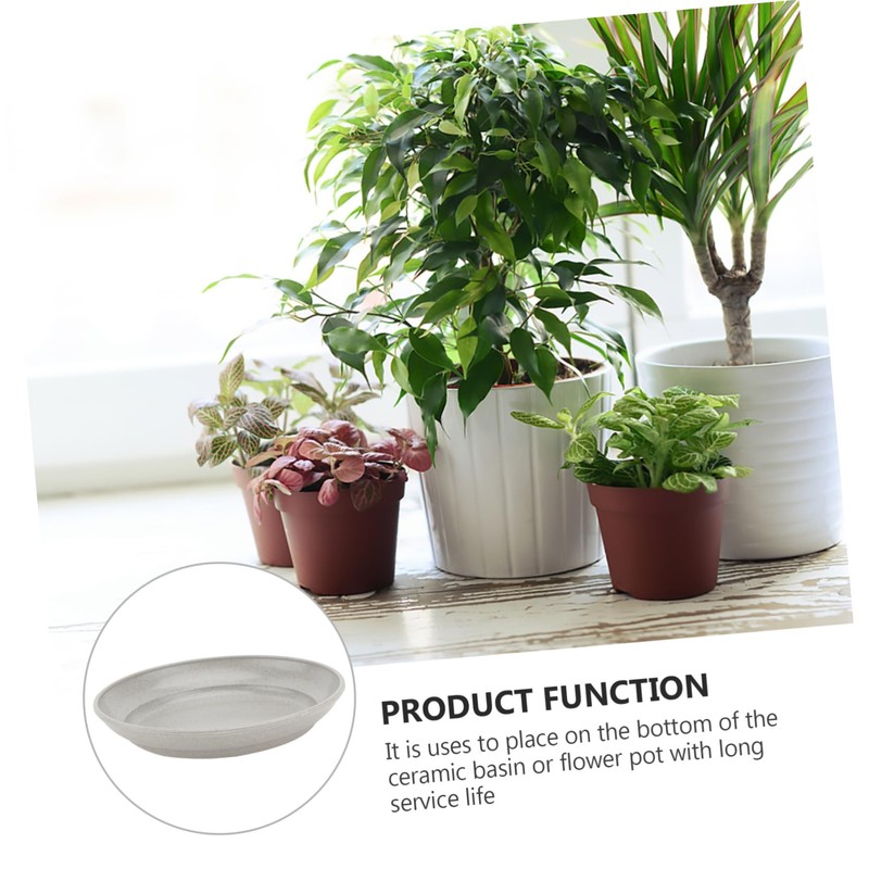 BESPORTBLE Flower Pots Pot Planter Shelf Plastic Flowerpot Tray Flowerpot