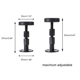 OVIRSHOP Bed Frame Anti Shake Spacers, Pack of 4 Adjustable Bed Frame Headboard Stopper Telescopic Support for Bed Cabinets Sofas