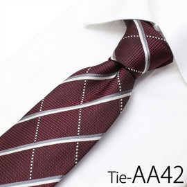 DRESSCODE101 TIE-A Men's Necktie, Muted Colors, Available in 30 Colors, Washable, TIE-AA42 ENGINE