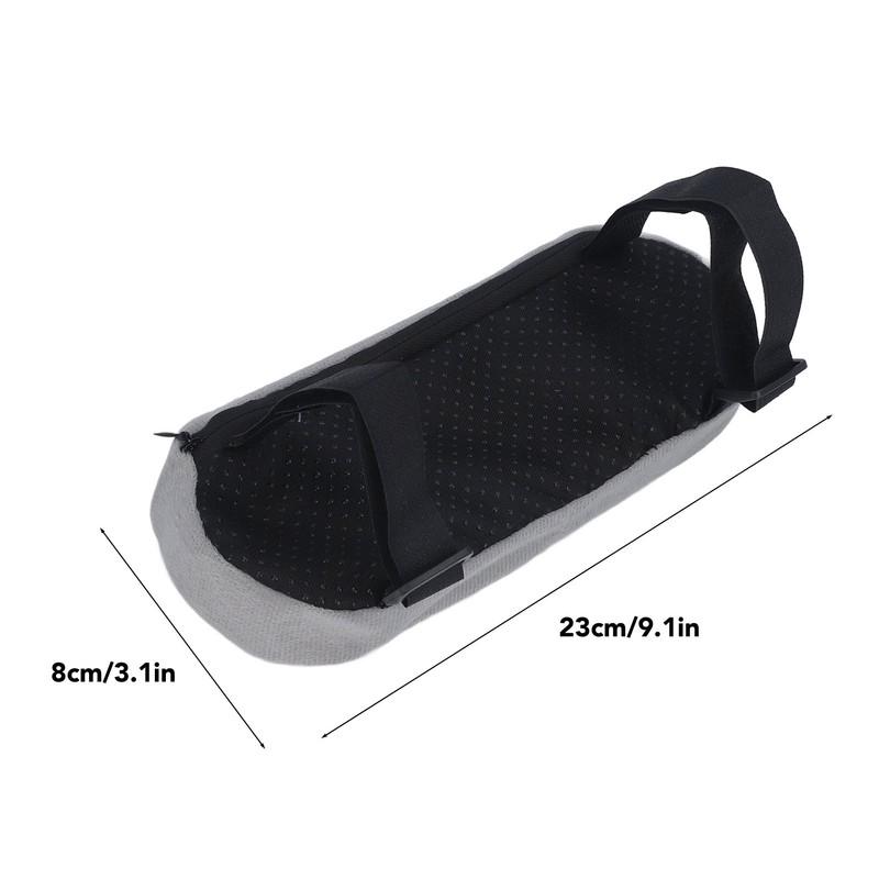 4Pcs Chair Arm Rest Pads Covers Soft Foam Adjustable Strap