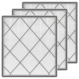 Pulluty HE401 Replacement Filter for Shark Air Purifier 4,HE400 HE401 HE402 HE405,HE4FKPET,H13 True HEPA with Advanced Odor Lock Filter,3 Pack