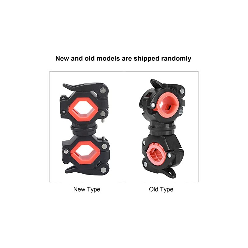 VGEBY 360 Degree Rotatable Bicycle Torch Mount Torch Clip Bike