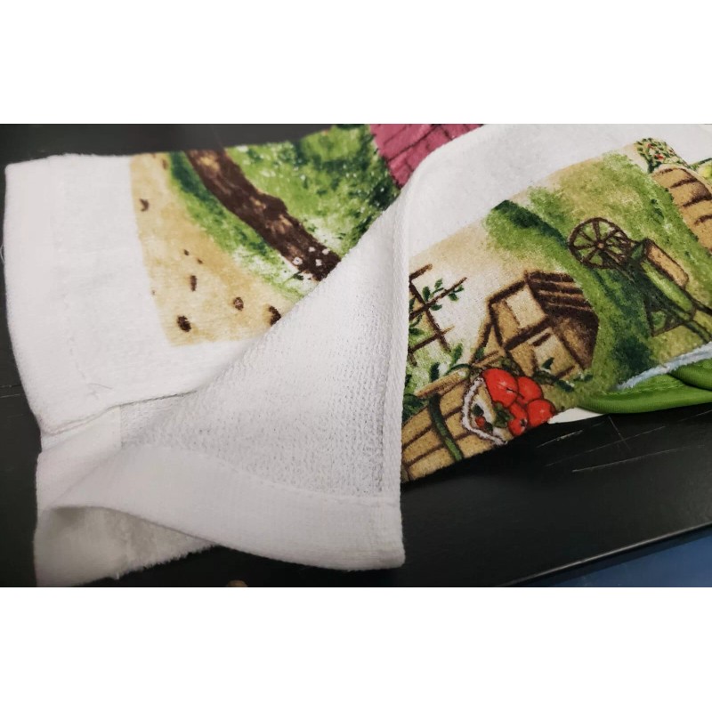 Premius 5pc Kitchen Set: 2 Jumbo Pot Holders, 1 Oven