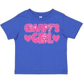 inktastic Grampy's Girl Granddaughter Gift Toddler T-Shirt 7 Royal Blue 3b914