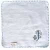 Shinjikatou SKTC103-13 Initial Cozy Towel Square, J Pattern