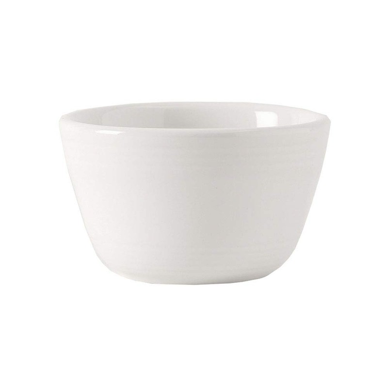 Tuxton Home THCWB0752-6B Concentrix Ceramic Mini Bowl, 7.5-Ounce, White