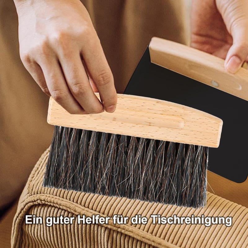 Table Brush, Table Brush, Mini Broom Table Brush, Metal Dustpan,