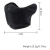 Pasamontañas Térmico Deportivo Con Malla Respirble Negro Liso One Size