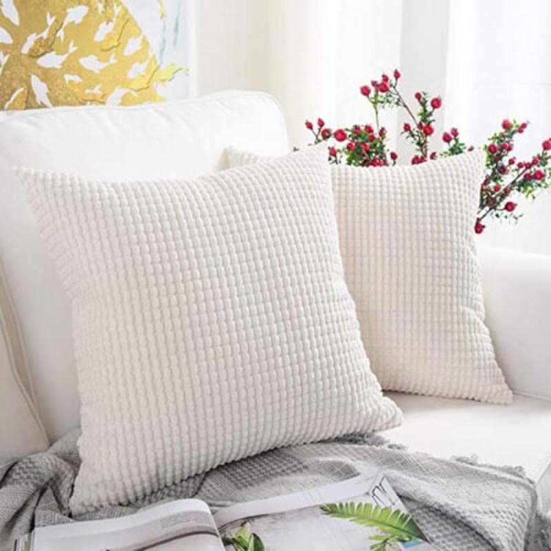 45x45 Plain Solid Colour Cushion Cover Decorative Pillow Case Home,