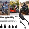 CICMOD Motorcycle Side Rearview Mirrors for Scooter ATV Cruiser Moped,
