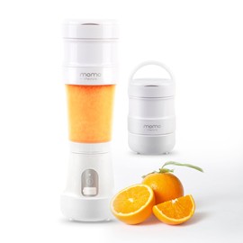 Momo Lifestyle Portable Blender for Shakes & Smoothies | Collapsible, Rechargeable, BPA-Free Travel Blender