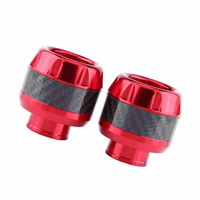 1 Pair of Carbon Fiber Motorcycle Front Fork Frame Sliders